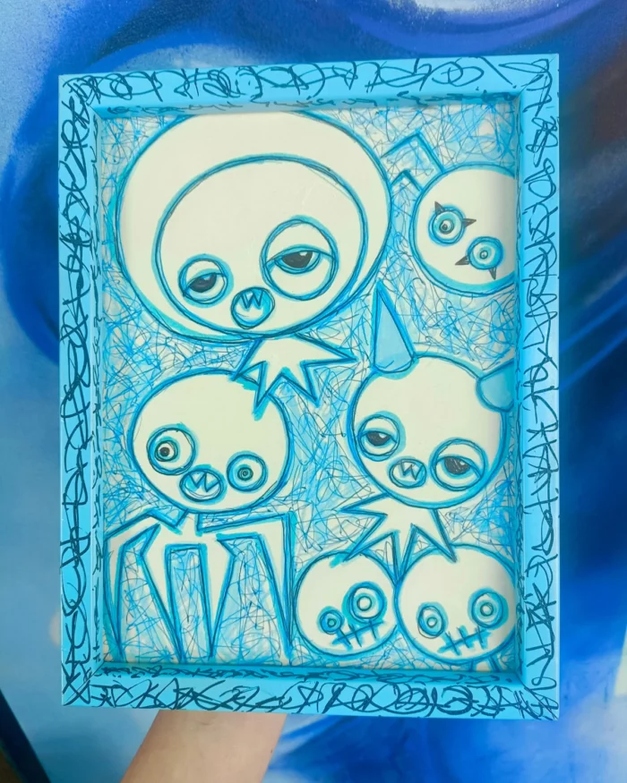P4PBLUR BLUE CRYPTIK KAWAÏ