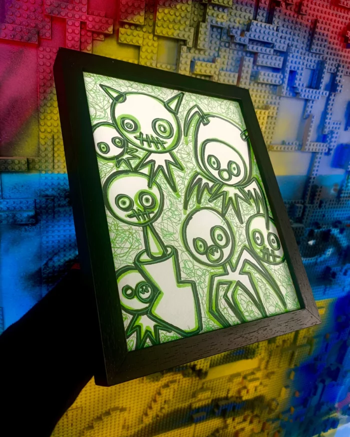 P4PBLUR GREEN CRYPTIK KAWAÏ